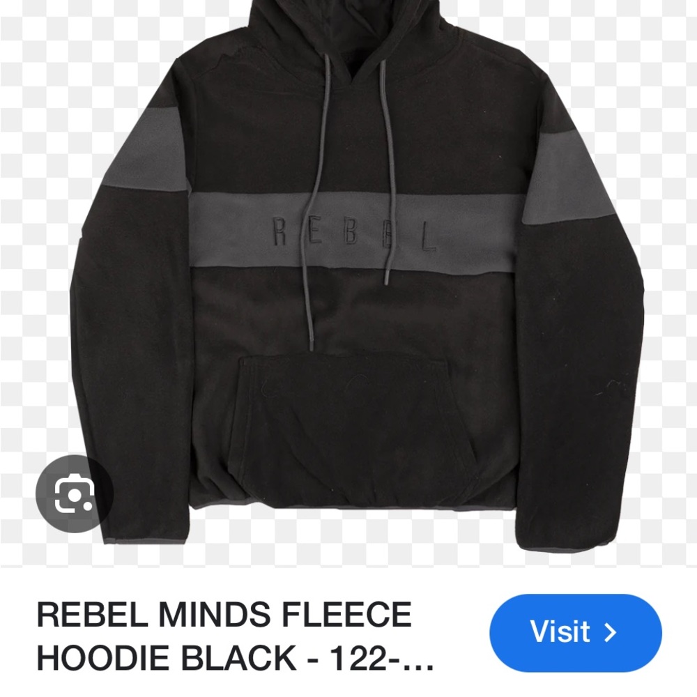 Black Fleece Hoodie